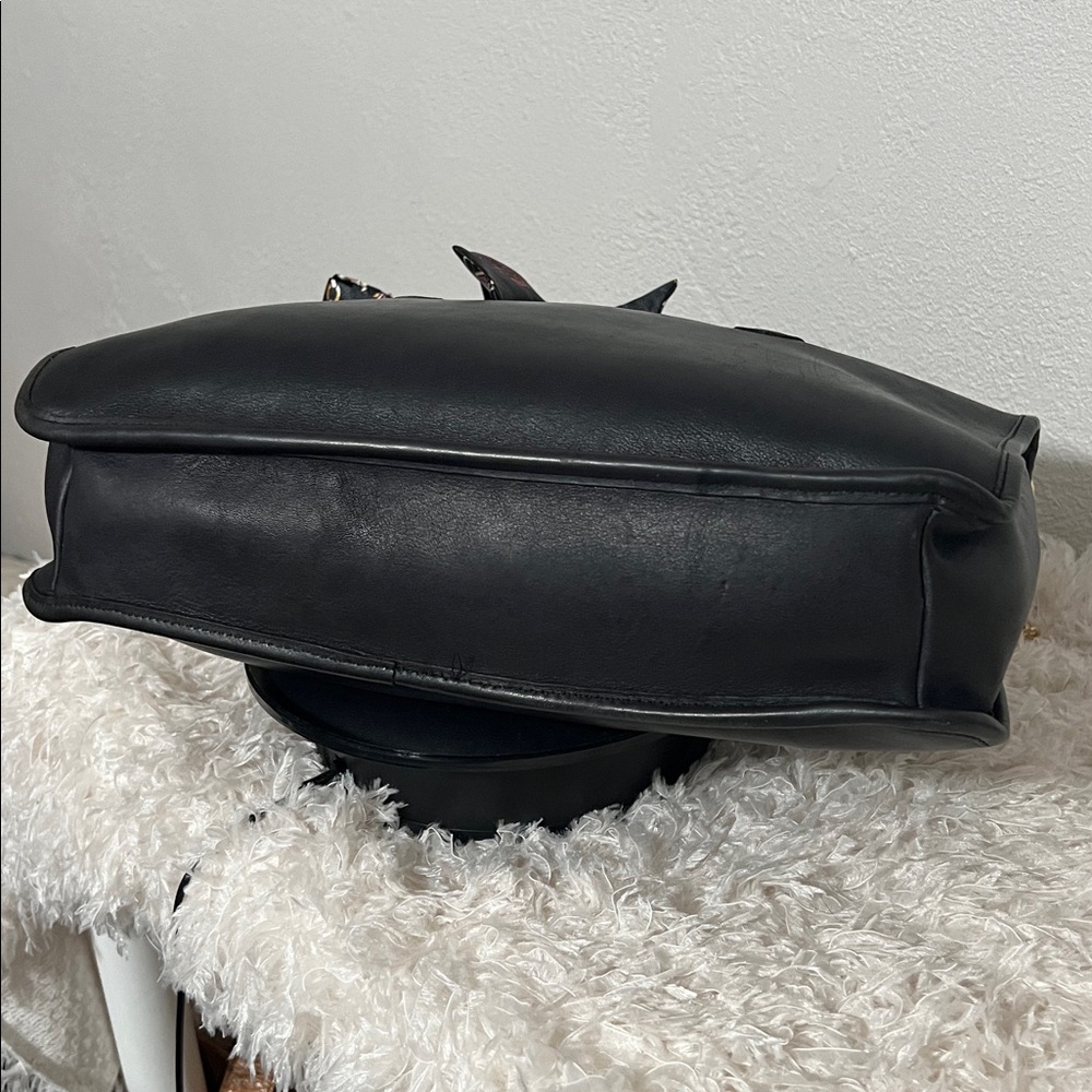 Vintage Coach New York Black Slim Satchel - Picture 6 of 17